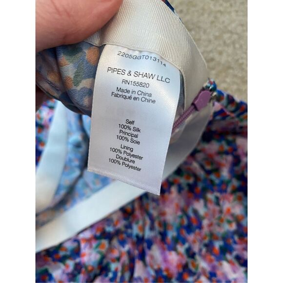 Veronica Beard NWT Spencer Ruffle Skirt, Silk Cream Multicolor, Sz 10, MSRP $348 - Picture 5 of 8